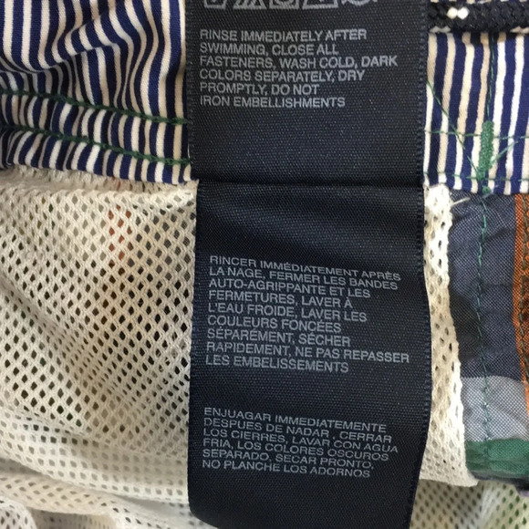 Tommy Hilfiger Board Shorts Mens XXL Green Plaid Swim Trunks Surf Summer Beach - Picture 10 of 16